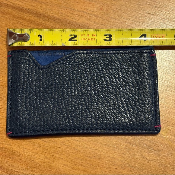 Sofia Fima Navy Leather Card Case - Brand New - Picture 6 of 7